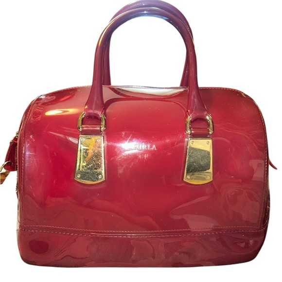 Furla Handbags - Used Furla Candy Jelly Boston Bag